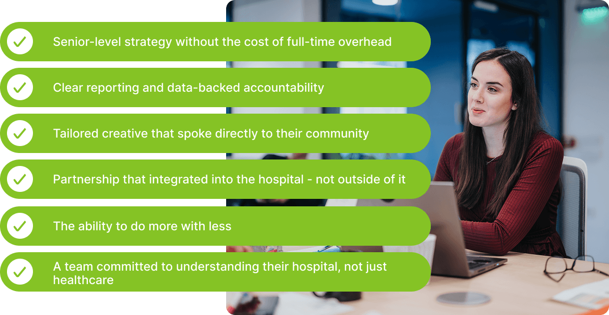 Why this partnership works points and professional imagery